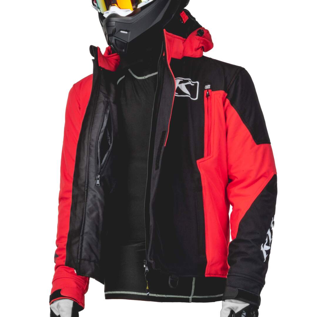 Куртка для снегохода KLIM KOMPOUND №1 black-red (текстиль) (M)