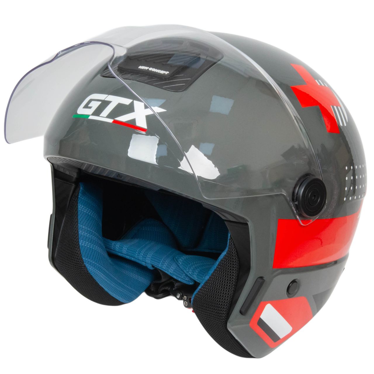 Шлем мото открытый GTX NE02 №1 (M)